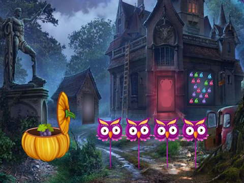 Cluiche Tarrtháil pumpkin haunted  ar líne