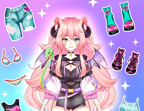 Cluiche Gúna anime suas moe  ar líne