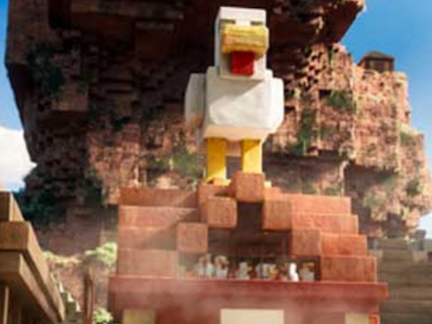 Cluiche Sicín lava minecraft  ar líne