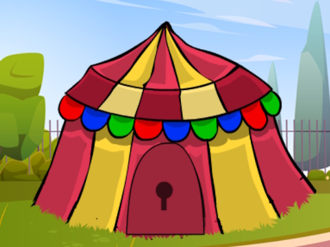 Cluiche Éalú puball clown  ar líne
