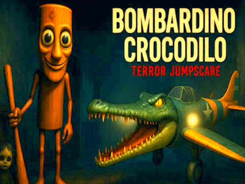 Cluiche Bombardino Crocodilo Terror Jumpscare  ar líne