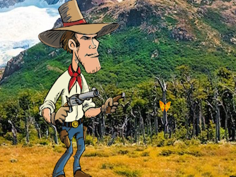 Cluiche Faigheann Cowboy amach pota fortune  ar líne
