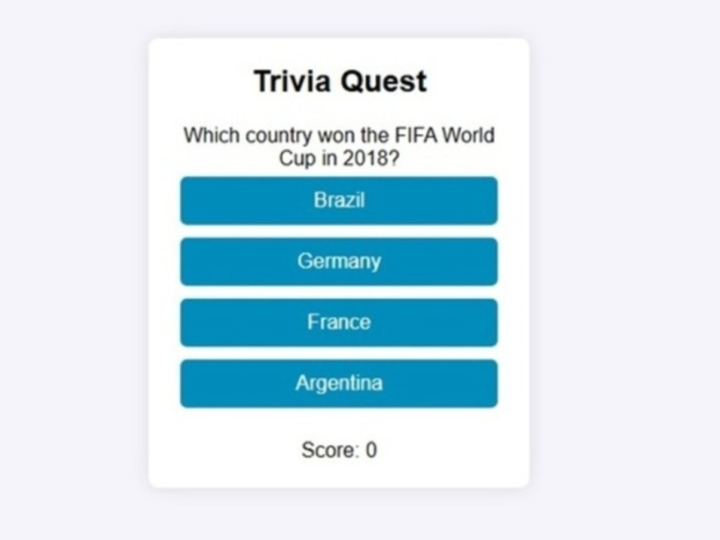 Cluiche Trivia rompu  ar líne