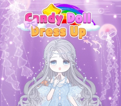 Cluiche Gúna doll candy suas  ar líne