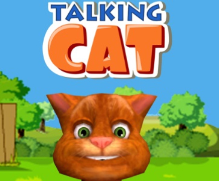 Cluiche Ag caint cat  ar líne