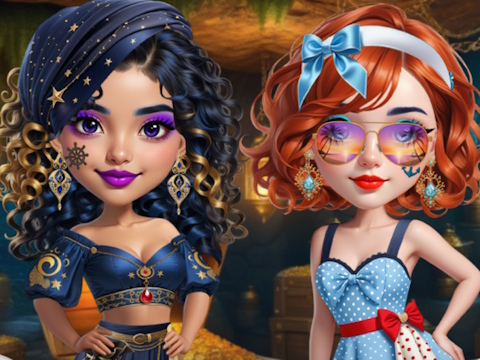 Cluiche Sailor Chic vs Charm Pirate  ar líne