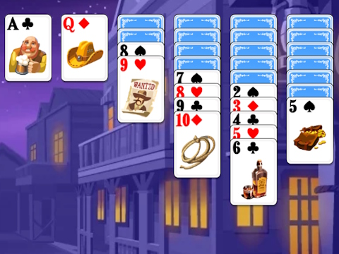 Cluiche Droim ar ais solitaire  ar líne