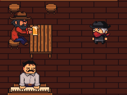 Cluiche Shooter Cowboy: Dúshlán Buidéal  ar líne