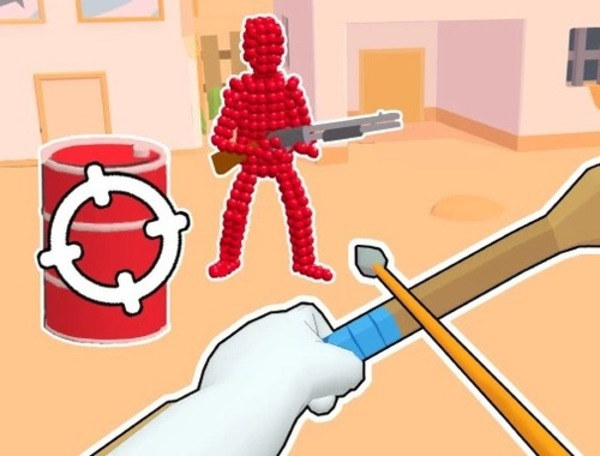 Cluiche Stickman Archer: Saigheada lámhach ag Reds  ar líne