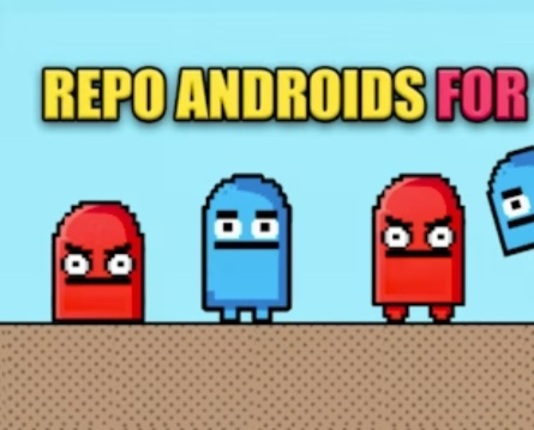 Cluiche Repo androids ar feadh dhá cheann  ar líne
