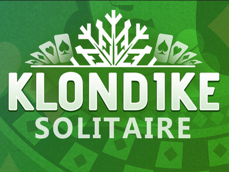 Cluiche Klondike solitaire ar líne