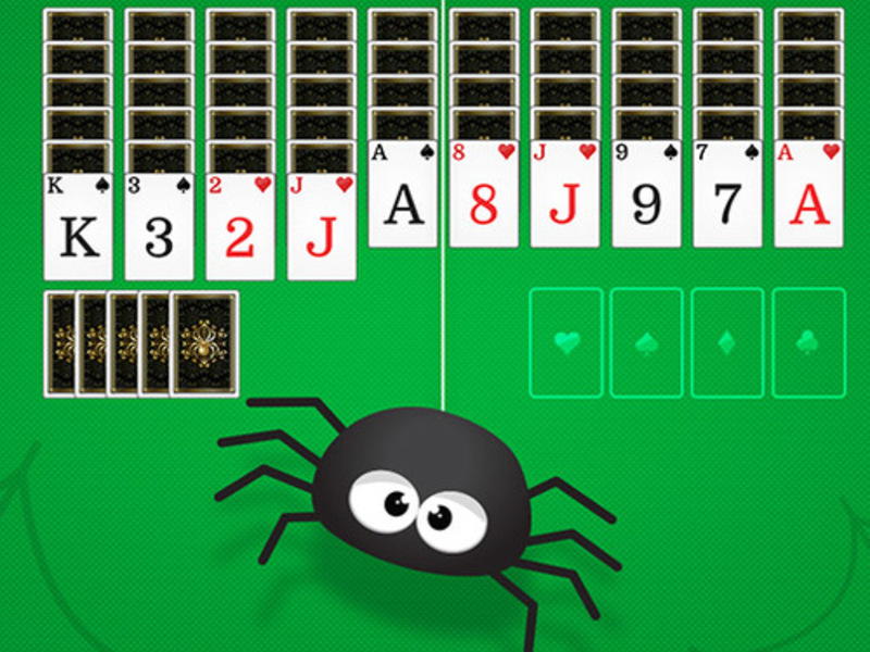 Cluiche Damhánán damháin alla solitaire ar líne