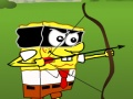 Cluiche Spongebob Shoot Zombie ar líne
