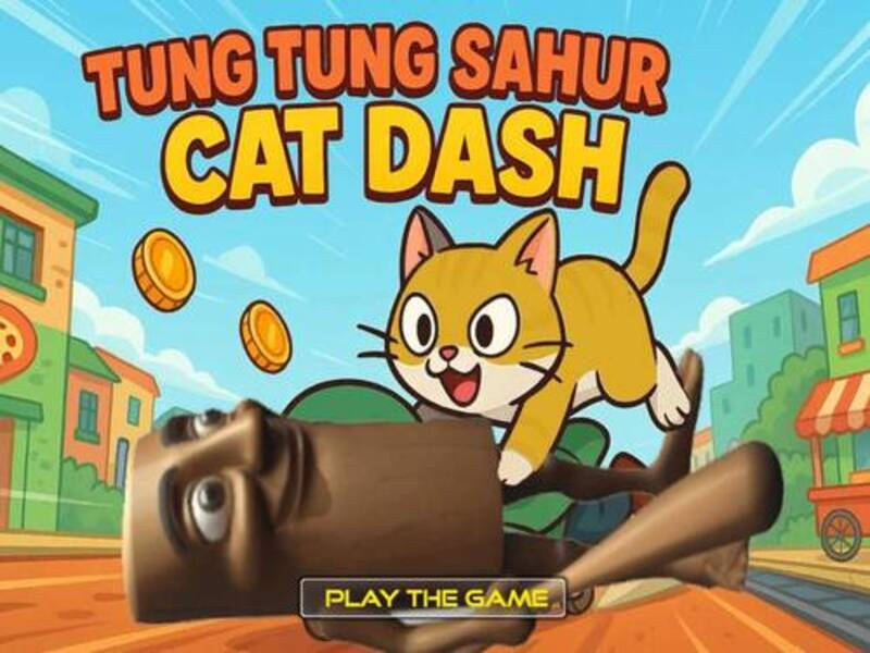 Cluiche Dash cat tung tung sahur ar líne
