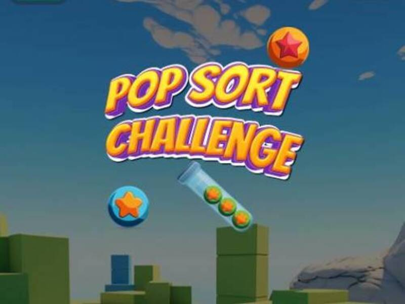 Cluiche Dúshlán sórtála pop ar líne