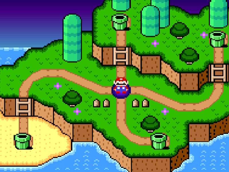 Cluiche Finscéal Domhanda Super Mario de na Ceithre Eochracha ar líne
