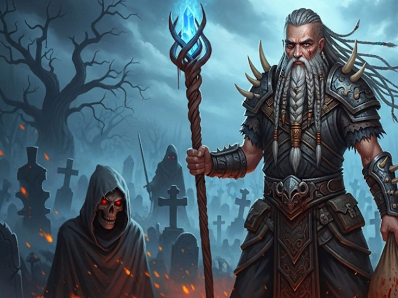 Cluiche Éalú uaighe sorcerer ar líne