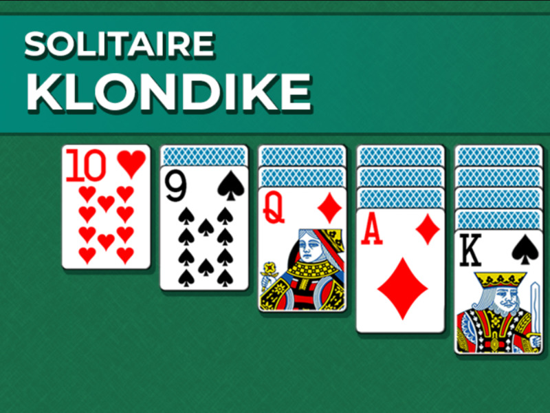 Cluiche Solitaire Klondike ar líne