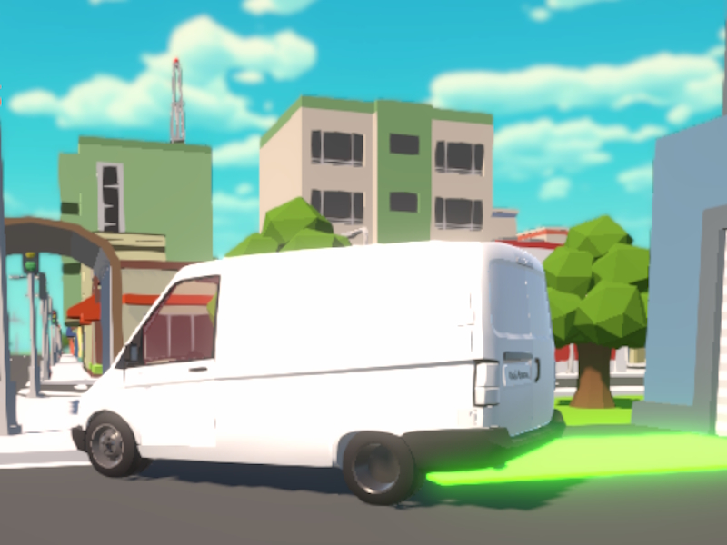 Cluiche Van Rush! ar líne