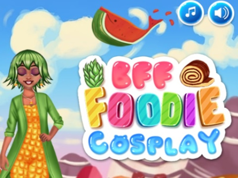 Cluiche BFF Foodie Cosplay ar líne