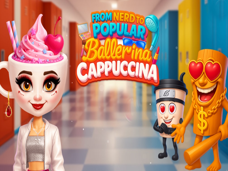 Cluiche Ó Nerd go Ballerina Cappuccina Coitianta ar líne