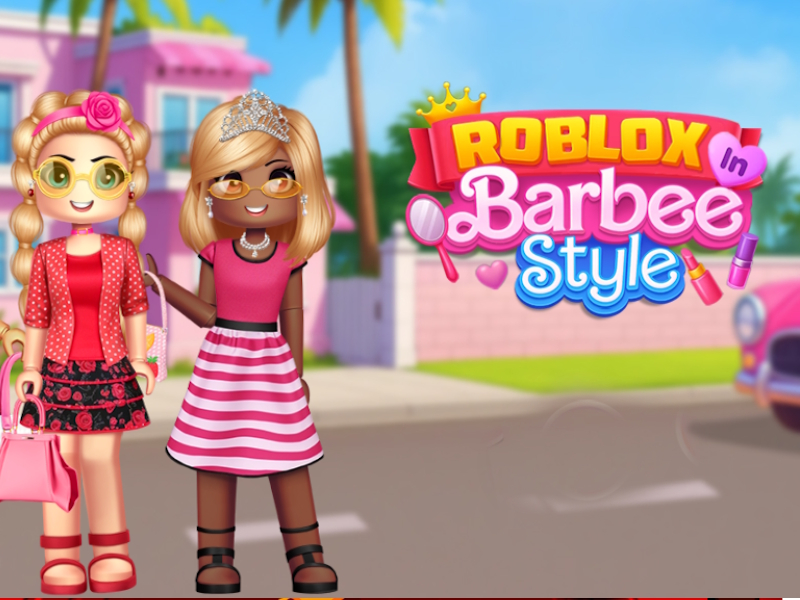 Cluiche Roblox i stíl Barbie ar líne