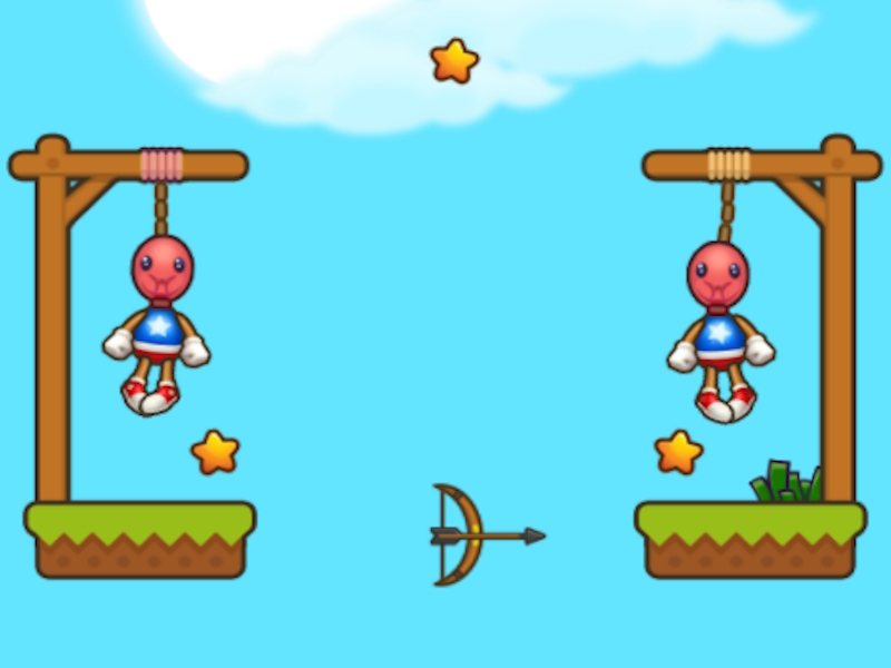 Cluiche Buddy Kick Archer ar líne