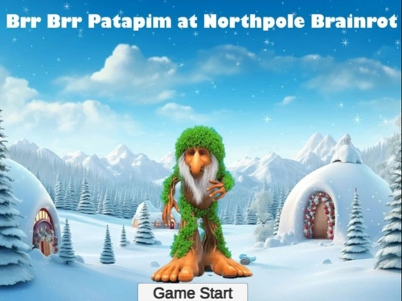 Cluiche BRR BRR Patapim ag Northpole Brainrot ar líne