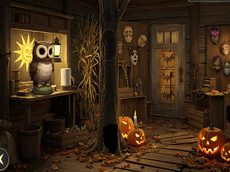 Cluiche Éalú log Haunted ar líne