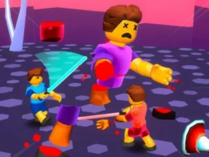 Cluiche Arena Bloic Laoch! Troid claíomh ragdoll ar líne
