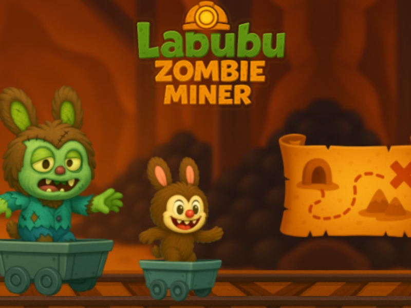Cluiche Labubu Zombie Miner ar líne