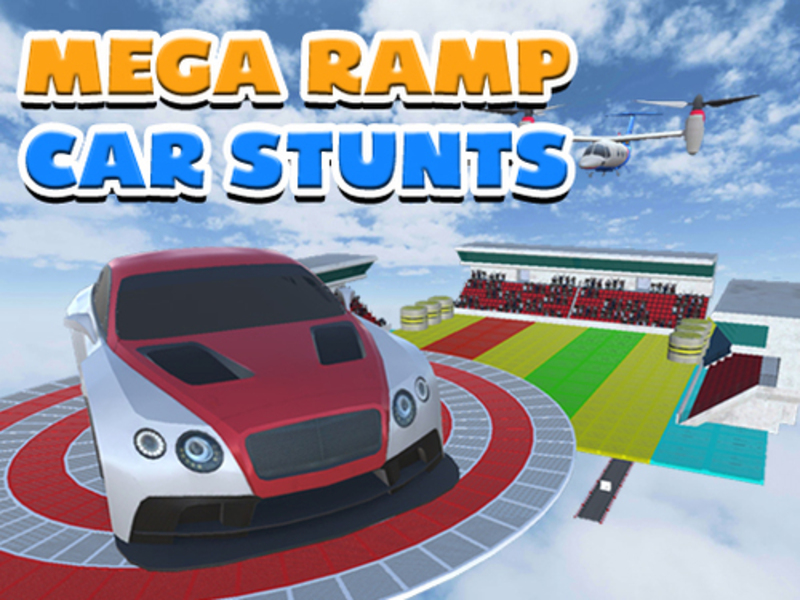 Cluiche Stunts carr rampa mega ar líne