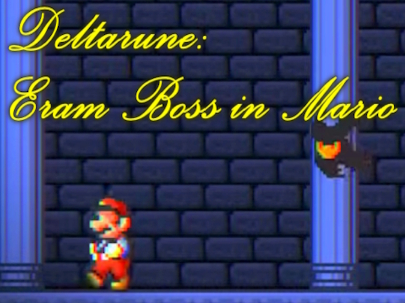 Cluiche Deltarune: Boss Eram i Mario ar líne