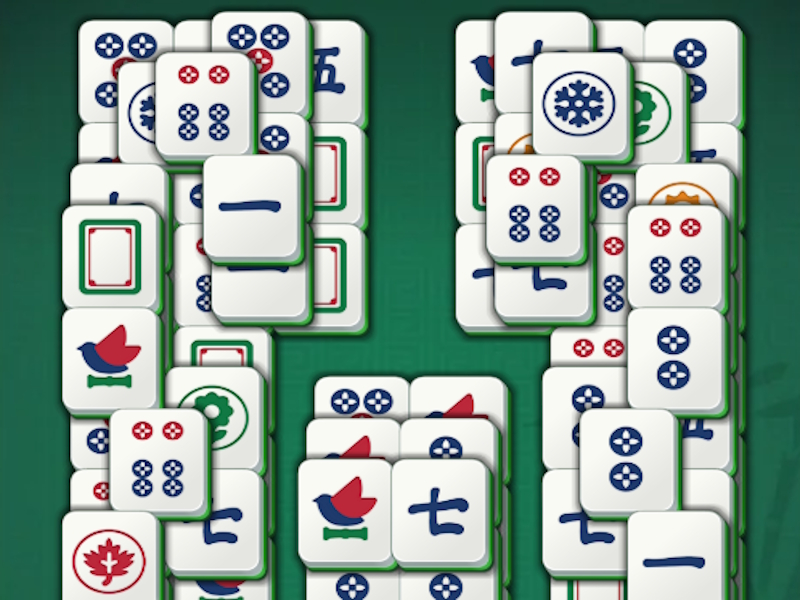 Cluiche Mahjong aireach ar líne