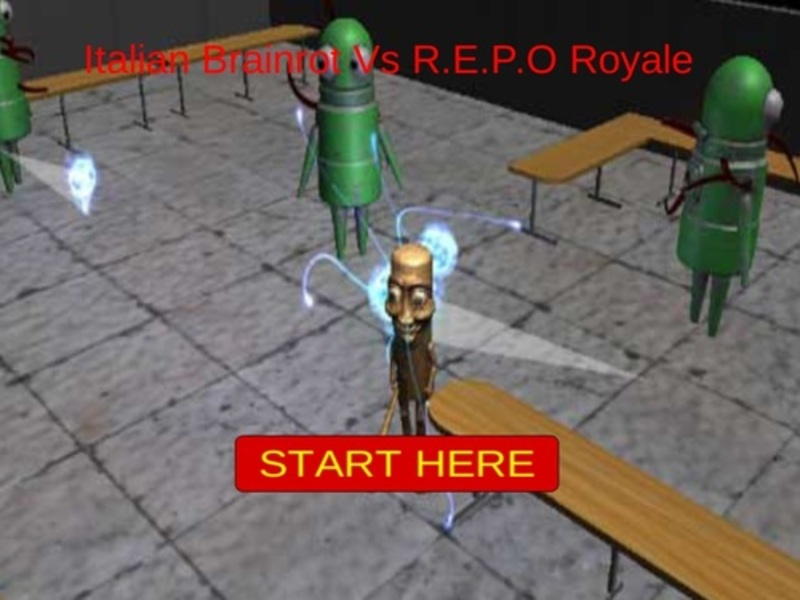 Cluiche Brainrot na hIodáile vs R. E. C. O Royale ar líne