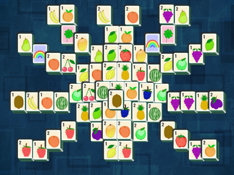 Cluiche Blue Mahjong HD ar líne
