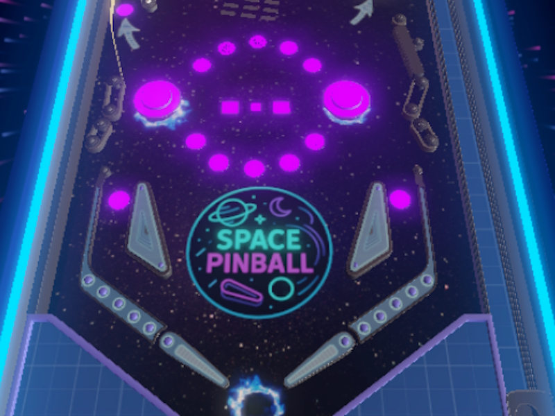 Cluiche Pinball spáis ar líne