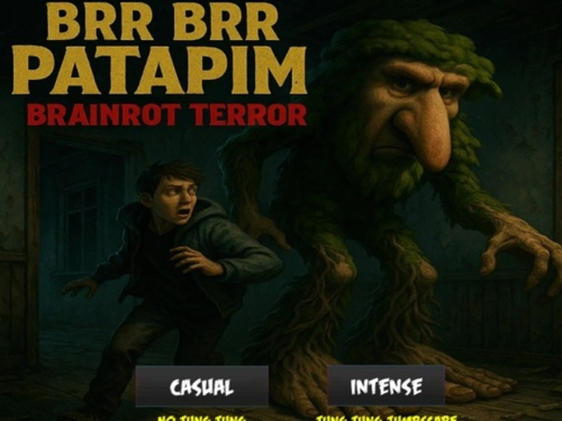 Cluiche BRR BRR Patapim Brainrot Terror ar líne