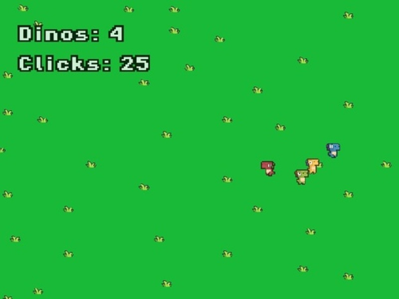 Cluiche Mini Dino Clicker ar líne