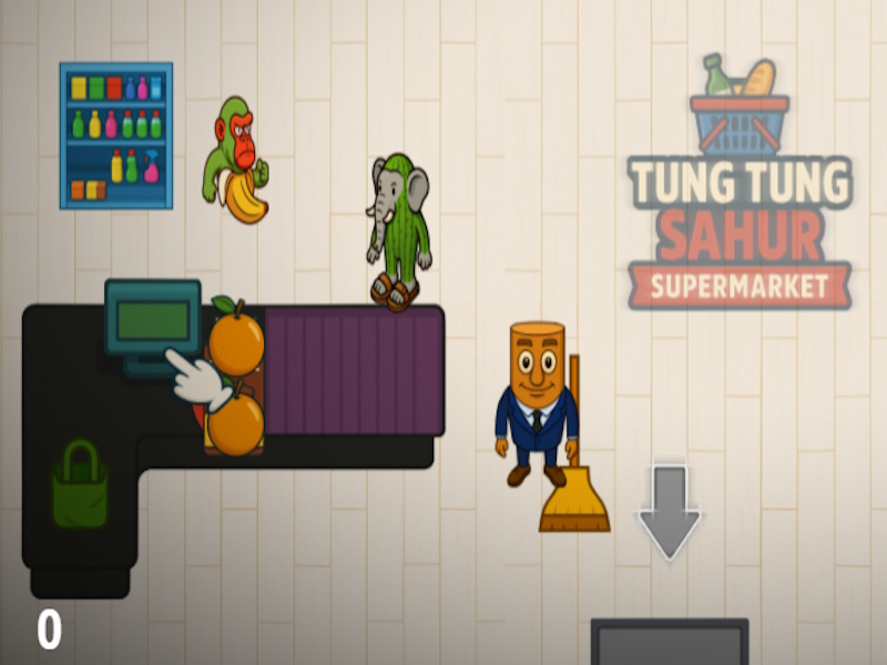 Cluiche Ollmhargadh Tung Tung Sahur ar líne