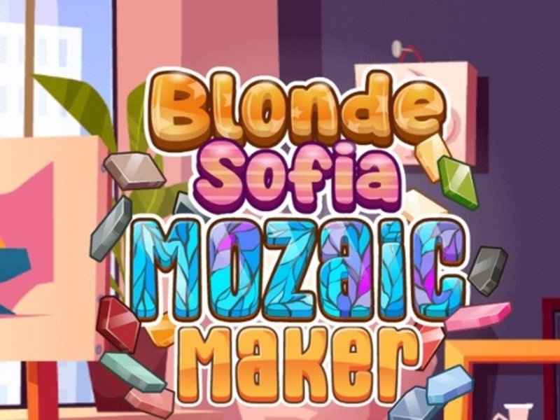 Cluiche Blonde Sofia: Mozaic Maker ar líne
