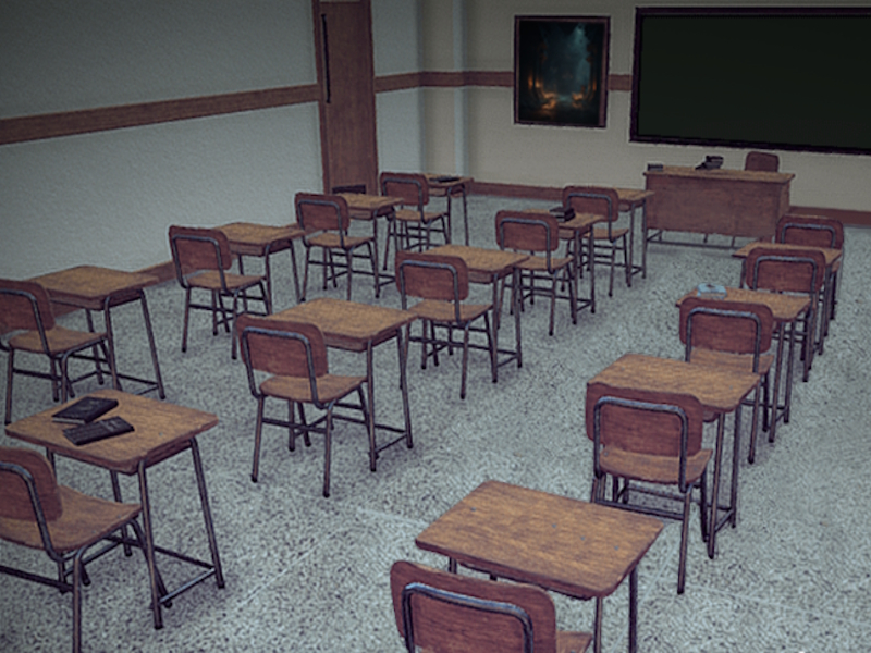Cluiche Scoil Horror: scéal bleachtaireachta ar líne