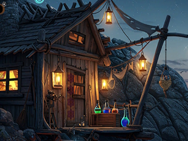 Cluiche Éalú Cailleach Hallowed ar líne