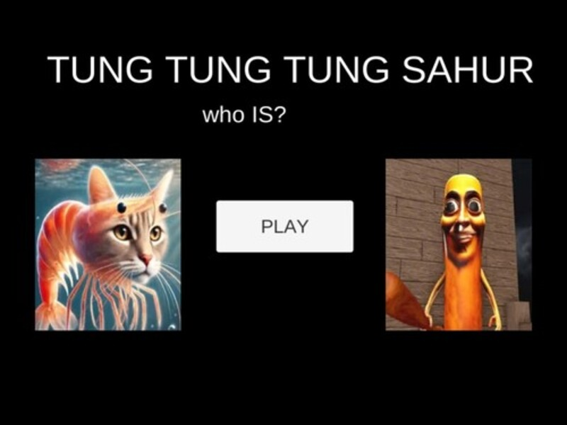Cluiche Tung Tung Tung Sahur cé hé? ar líne